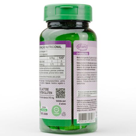 FIBRA SECA CINTRE-LINE 910MG 60 CAPSULAS UNILIFE 360-3