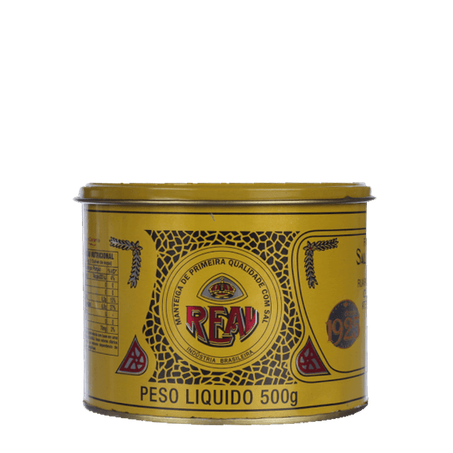 Real Manteiga Com Sal 500G Lata