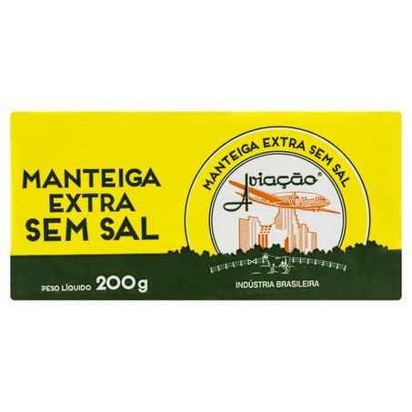 MANTEIGA EXTRA SEM SAL AVIAÇÃO