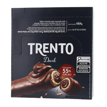BISC.WAFER TRENTO 29G DARK CX 16.0 360-1
