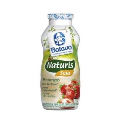 Alim.soja batavo 180gr morango