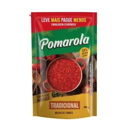 MOLHO TOMATE POMAROLA TRAD SH 460G