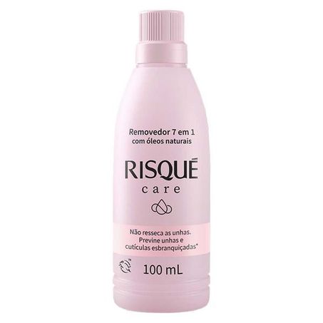 REMOVEDOR DE ESMALTE RISQUÉ CARE 7 EM 1 C/ÓLEOS NATURAIS 100ML