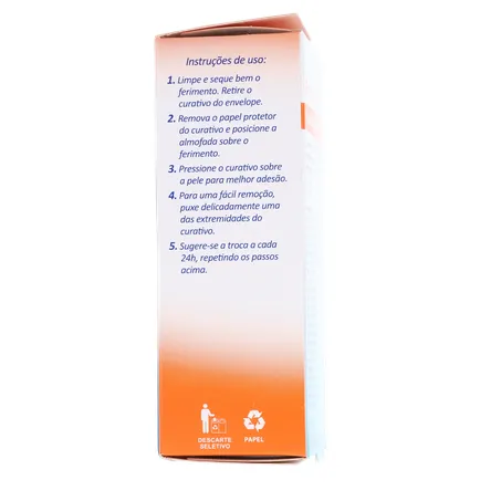 Curativo nexcare transparente respirável caixa c-10unid 360-10