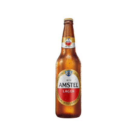 CERVEJA LAGER PURO MALTE AMSTEL GARRAFA