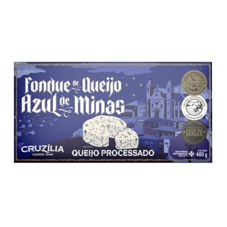 Fondue De Queijo Cruzília Azul De Minas Caixa 400g