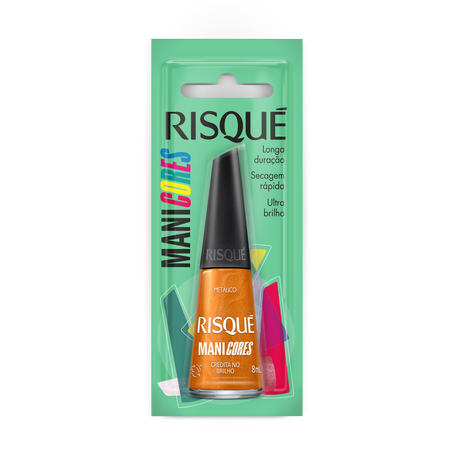Esmalte Risque Credita no Brilho Manicores 8ml