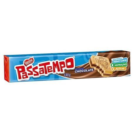 BISC.RECH.PASSATEMPO 130G CHOCOLATE CX 70.0