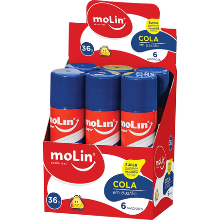Cola em Bastão Molin 36g - Super