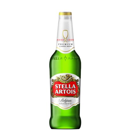 Cerveja stella artois puro malte garrafa 600ml