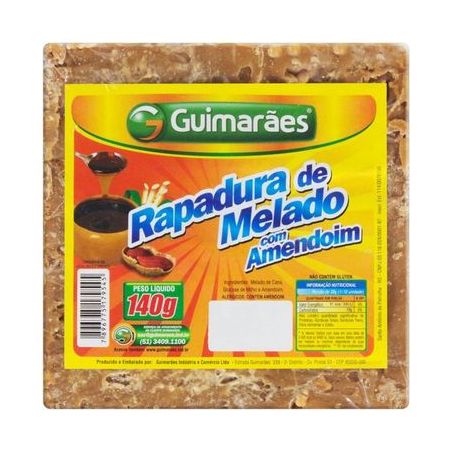 RAPADURA GUIMARÃES MELADO AMENDOIM 140G