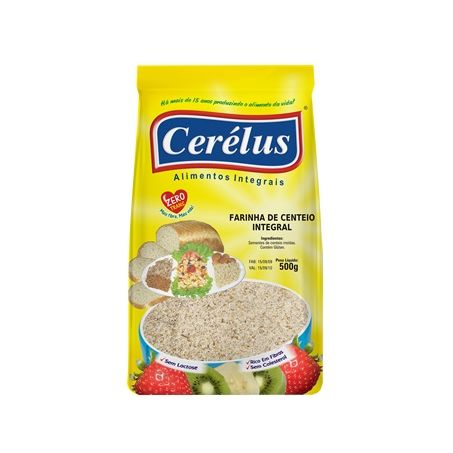 FARINHA CENTEIO CERELUS 500G INTEGRAL