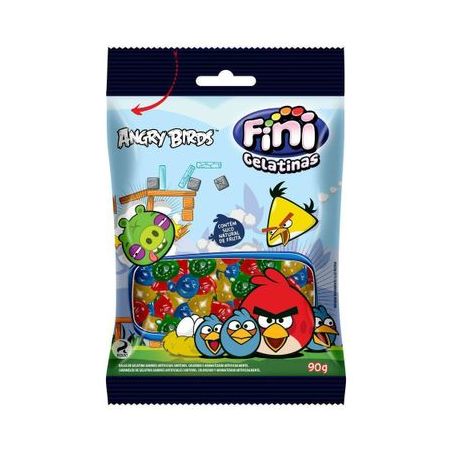 Bala Gelatina Angry Birds Fini Pacote 90G