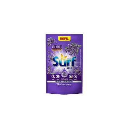 Lava roupas líquido surf lavanda refil 900ml