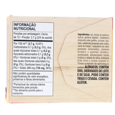 CALDO SAZON PÓ GALINHA 32,5G 360-17
