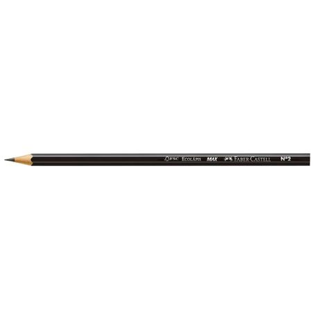 ESCOLAR LAPIS FABER MAX REDONDO N2 UN