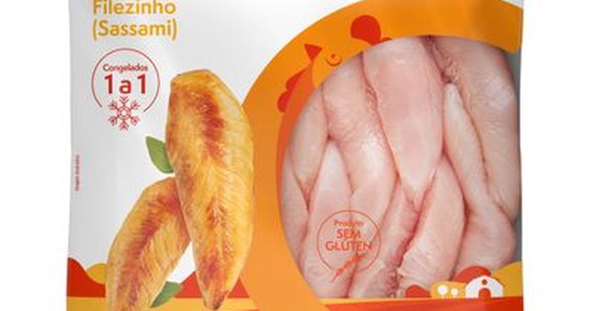 Filezinho de Frango Sassami Copacol Congelado 800g