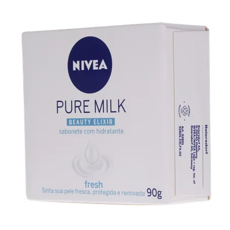 Sabonete nivea hidratante pure milk fresh caixa 90g 360-22
