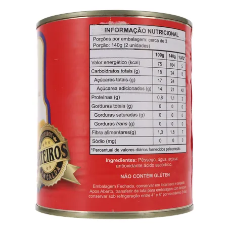 Pessego citral inteiro 400g 360-10