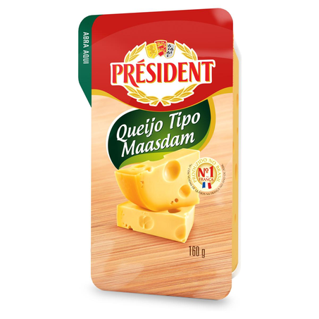 Queijo Président 160g - Maasdam