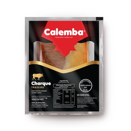 Charque primeira (traseiro) calemba