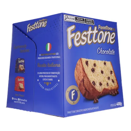Panettone Festtone Chocolate 400G 360-14