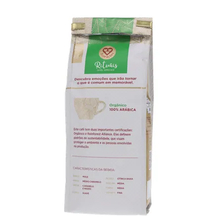 Café Moído 3 Corações Rituais Orgânico 250g 360-19