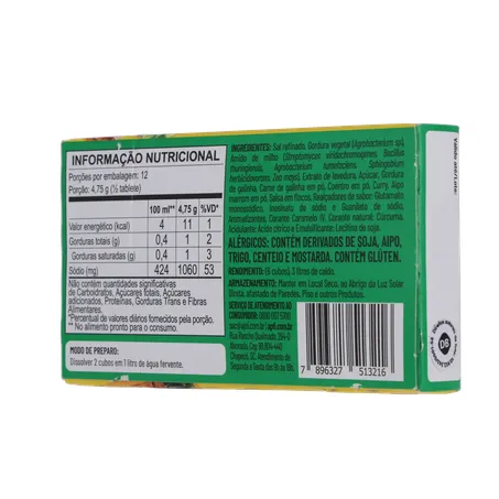 Caldo em Cubos Apti Galinha Caixa com 6un - 57gr 360-22