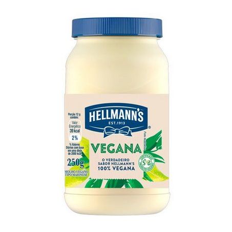 MAIONESE HELLMANNS 250G VEGANA