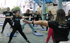 Uceff e Voll Pilates realizam aulão de pilates em São Miguel do Oeste 