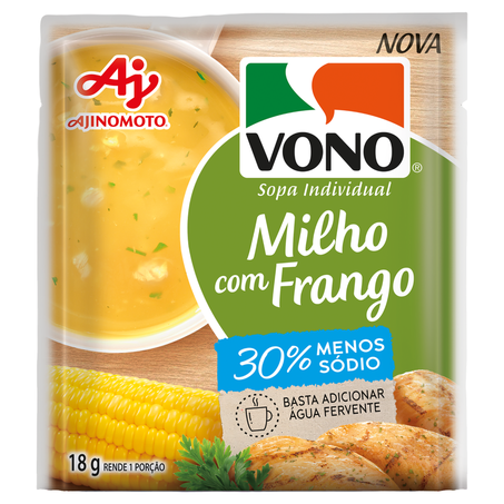 Sopa Vono Milho c/ Frango Menos Sódio 17g