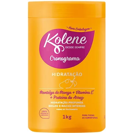 Creme tratamento kolene 1kg cronograma hidratação
