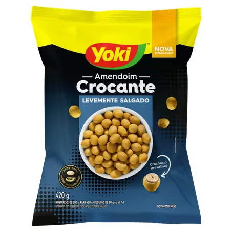 Amendoim yoki crocante lev. salgado 420g