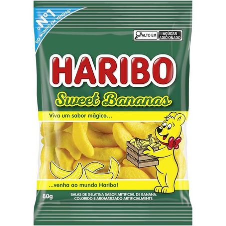 Bala banana haribo 80g