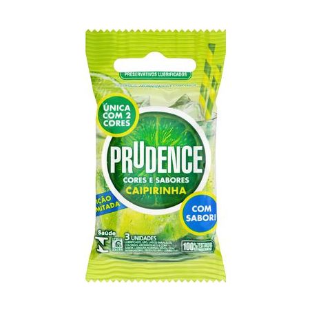 PRESERVATIVO PRUDENCE CAIPIRINHA C/3