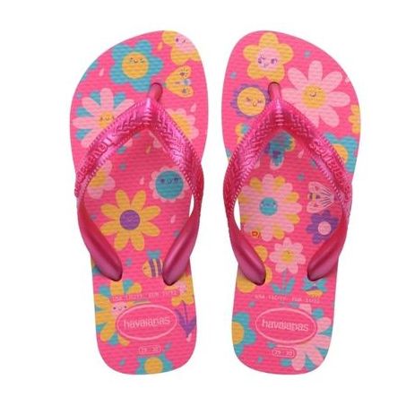 CHINELO HAVAIANAS KIDS FLORES R.FLUX/R.GUM 25/26