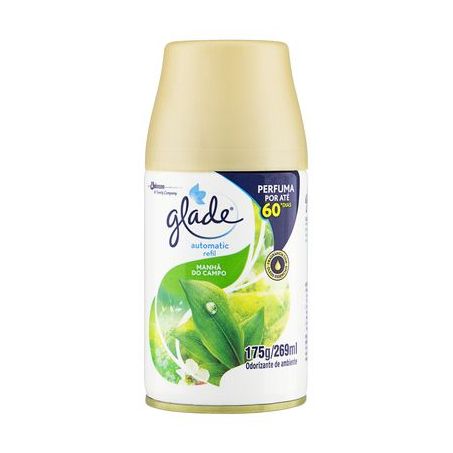DESODORIZADOR GLADE AUTOM. REFIL MANHA CAMPO 269ML