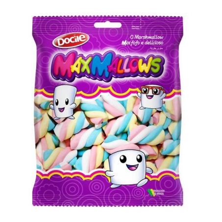 DOCILE MAXMALLOWS TWIST COLOR BAUNILHA 250 G      