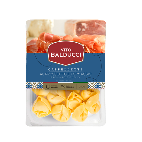 Capeletti com Presunto e Queijo Vito Balduci 250g