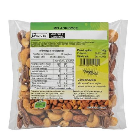 MIX AGRIDOCE 200G