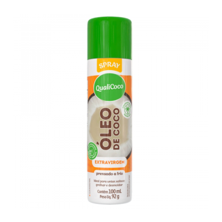 Óleo de coco qualicoco extra virgem spray 100ml