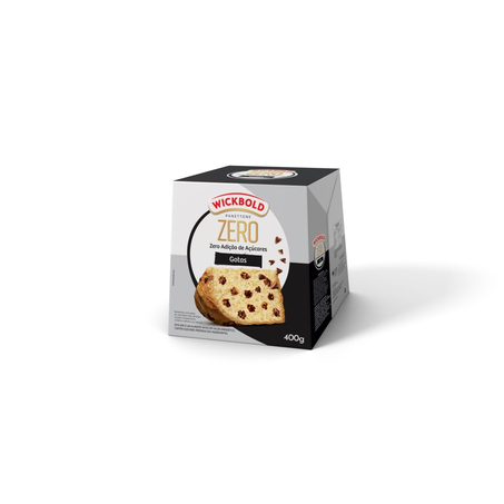 Panettone Zero Açucar com Gotas de Chocolate Wickbold 400G