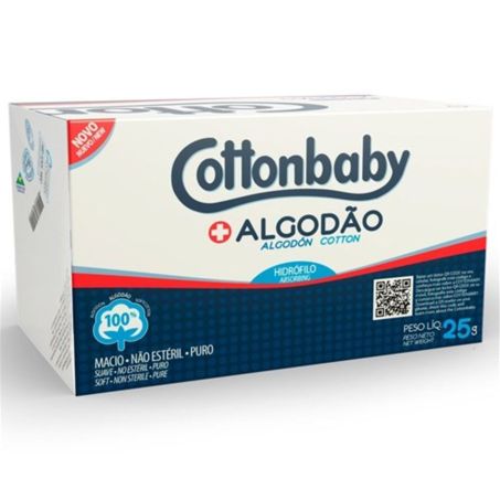 Algodao cottonbaby 25g hid roll branco