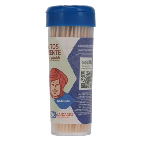 Palito dental billa bambu c-100 360-6