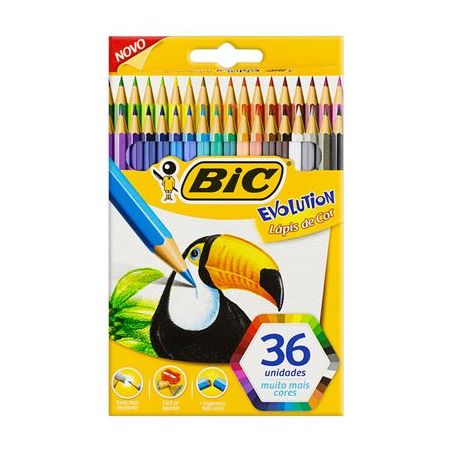 Lápis Cor Bic C/36