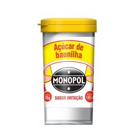 ACUCAR MONOPOL 35G BAUNILHA PT