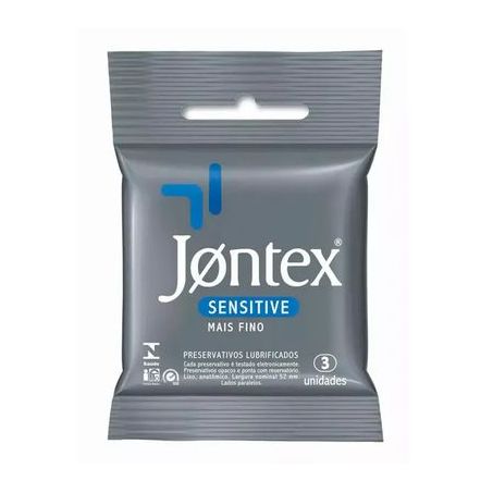 Preservativo sensitive jontex com 3un.