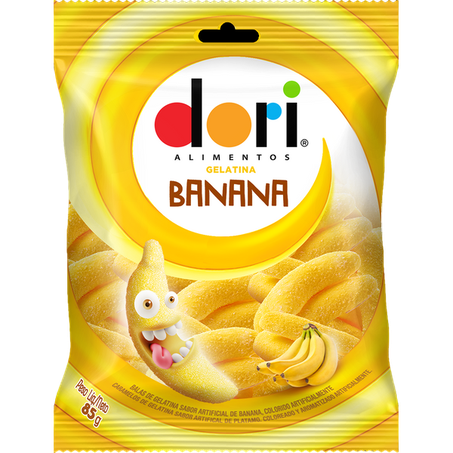 Bala dori gelatina banana 60g