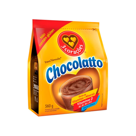 Achocolatado po chocolatto 560g caramelo