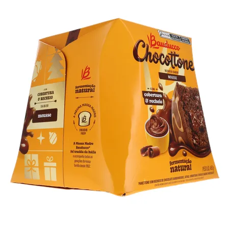 Panettone Bauducco Mousse de Chocolate Caixa 450gr 360-31